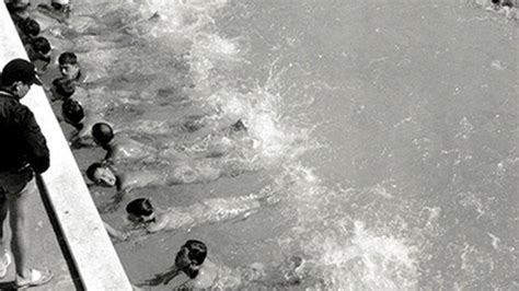 During that time, it became patriotic for men and boys to swim nude. A review of camp archives shows that nude swimming at camp became virtually universal during WW II. However, hygiene and convenience was recognized and nude swimming at camps continued into the 1960s, beginning to fade in the mid-1950s. 